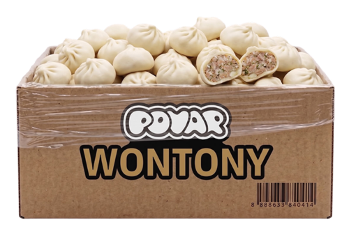 Wontony plněné vepřovým masem 3400g