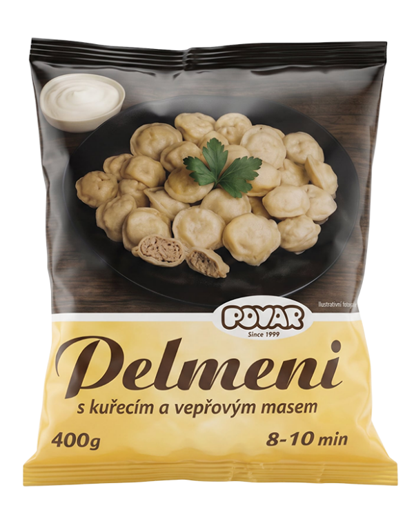 Pelmeně plněné kuřecím a vepřovým masem 400g